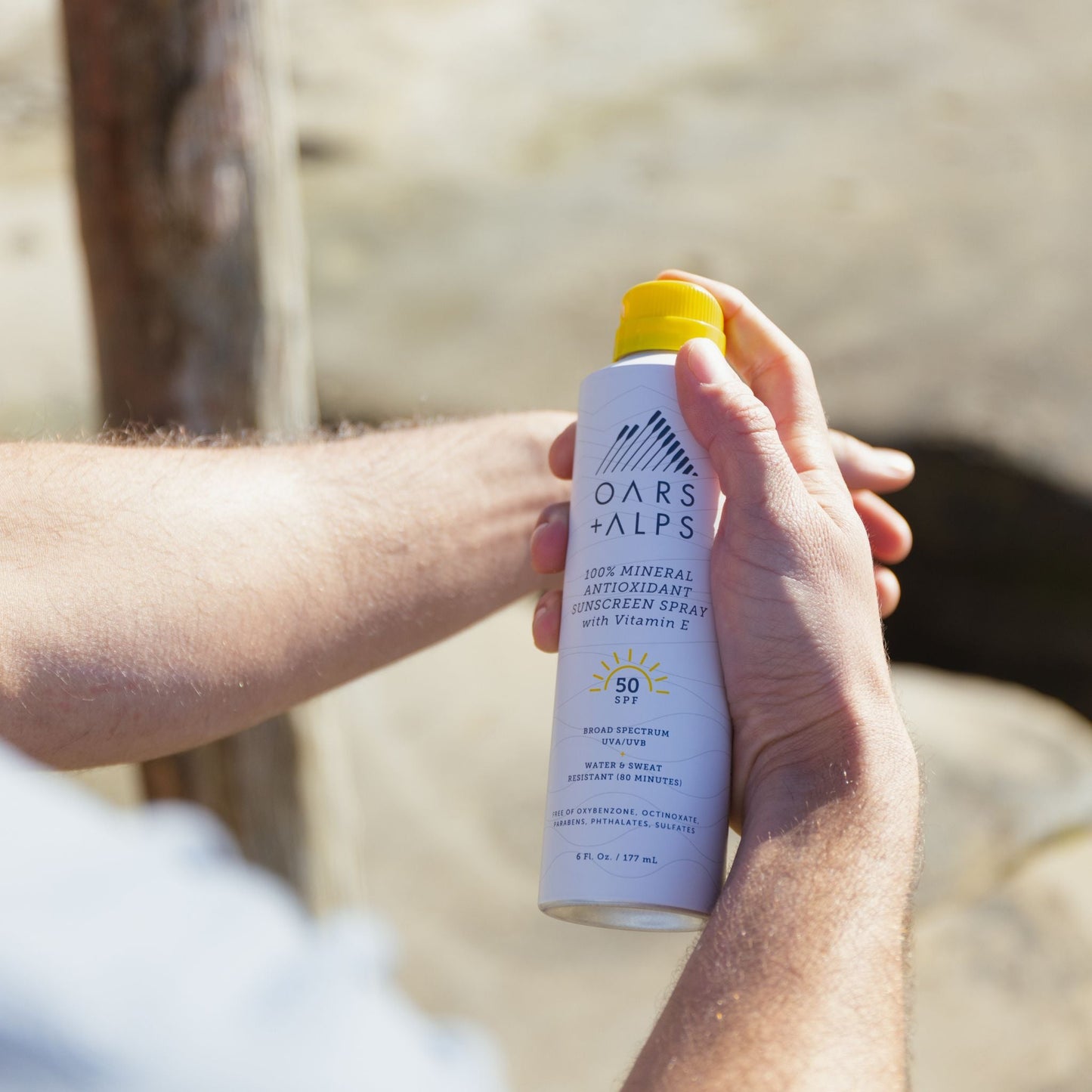 100% Mineral Antioxidant Sunscreen Spray with SPF 50 - Jetset Essentials