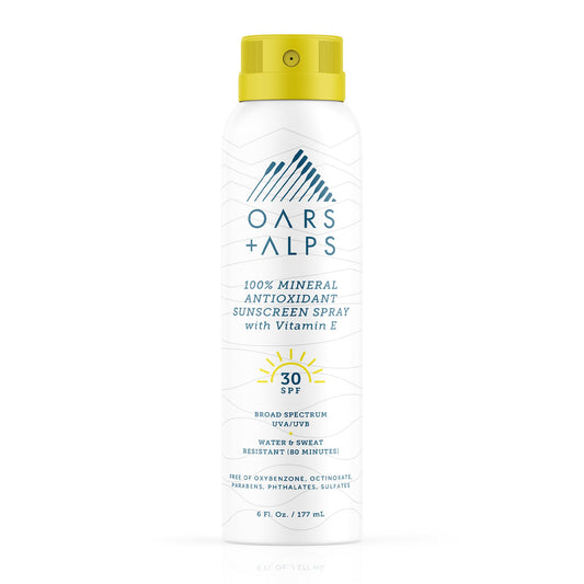 100% Mineral Antioxidant Sunscreen Spray with SPF 30 - Jetset Essentials