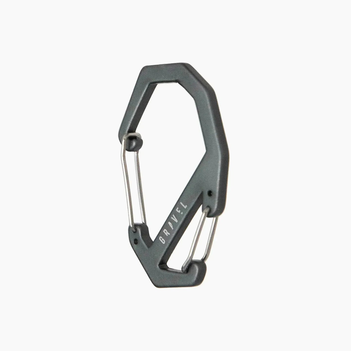 Double Gated Carabiner | Gray - Jetset Essentials