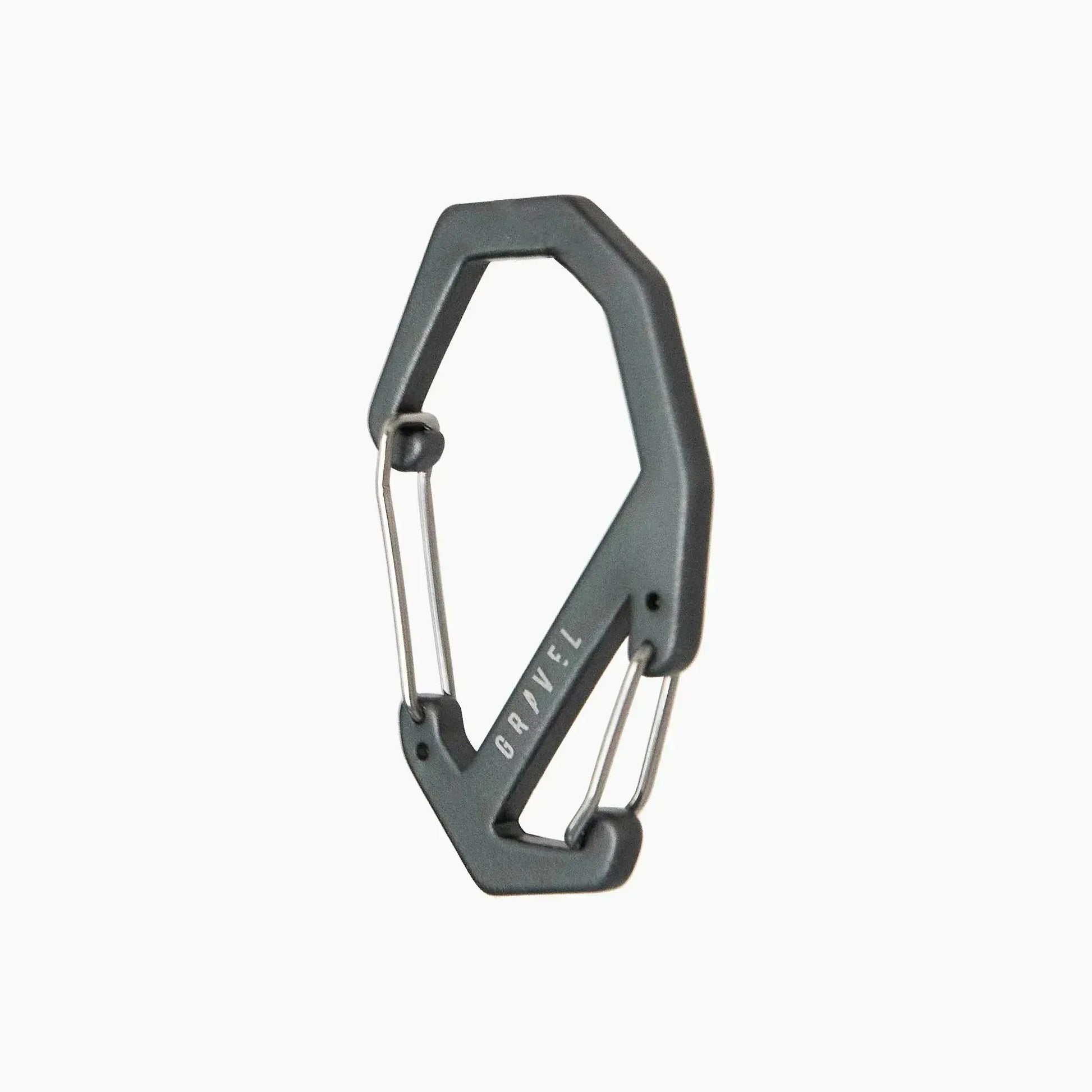 Double Gated Carabiner | Gray - Jetset Essentials