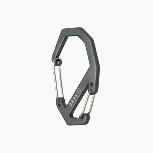 Double Gated Carabiner | Gray - Jetset Essentials