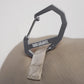 Double Gated Carabiner | Gray - Jetset Essentials