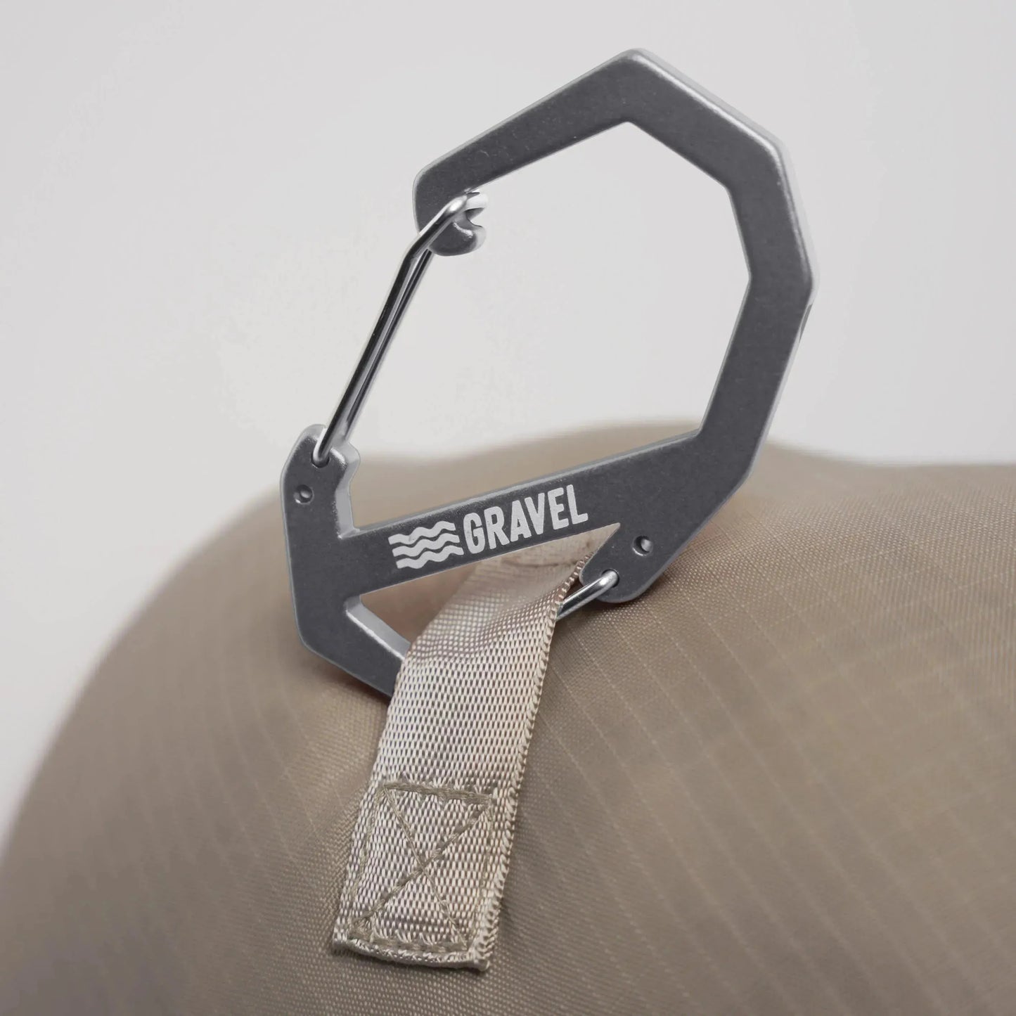 Double Gated Carabiner | Gray - Jetset Essentials