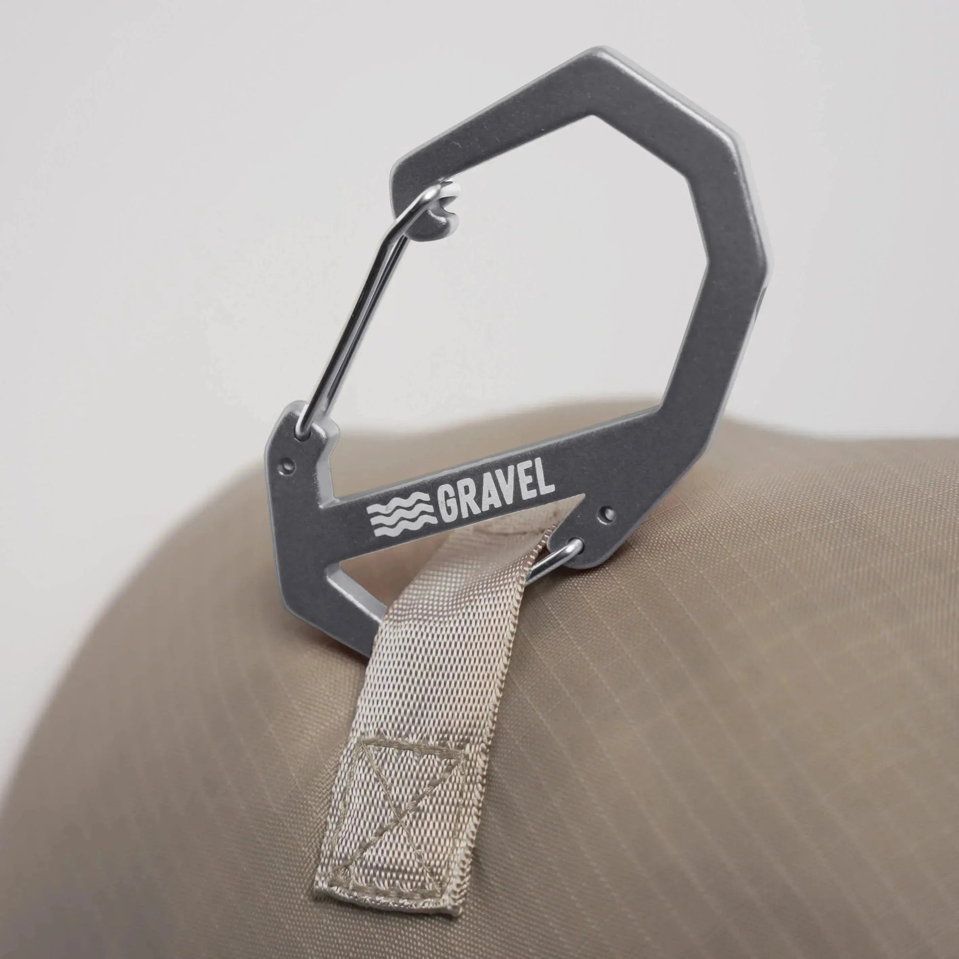 Double Gated Carabiner | Gray - Jetset Essentials