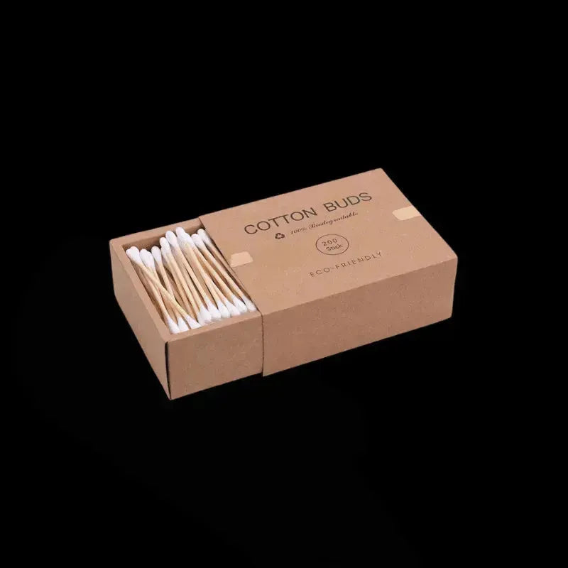 Eco-Friendly Bamboo Cotton Swabs - Jetset Essentials