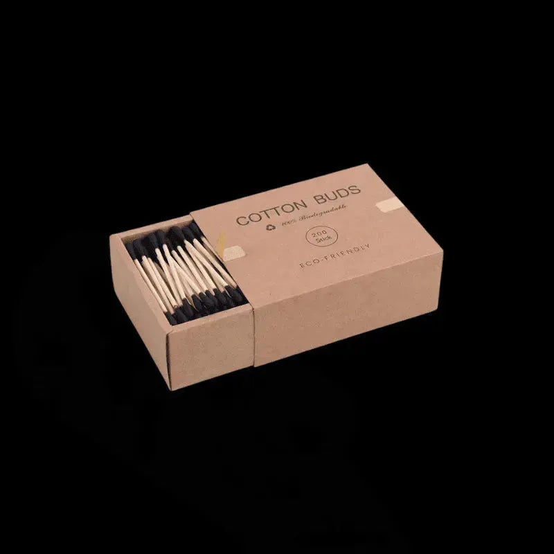 Eco-Friendly Bamboo Cotton Swabs - Jetset Essentials