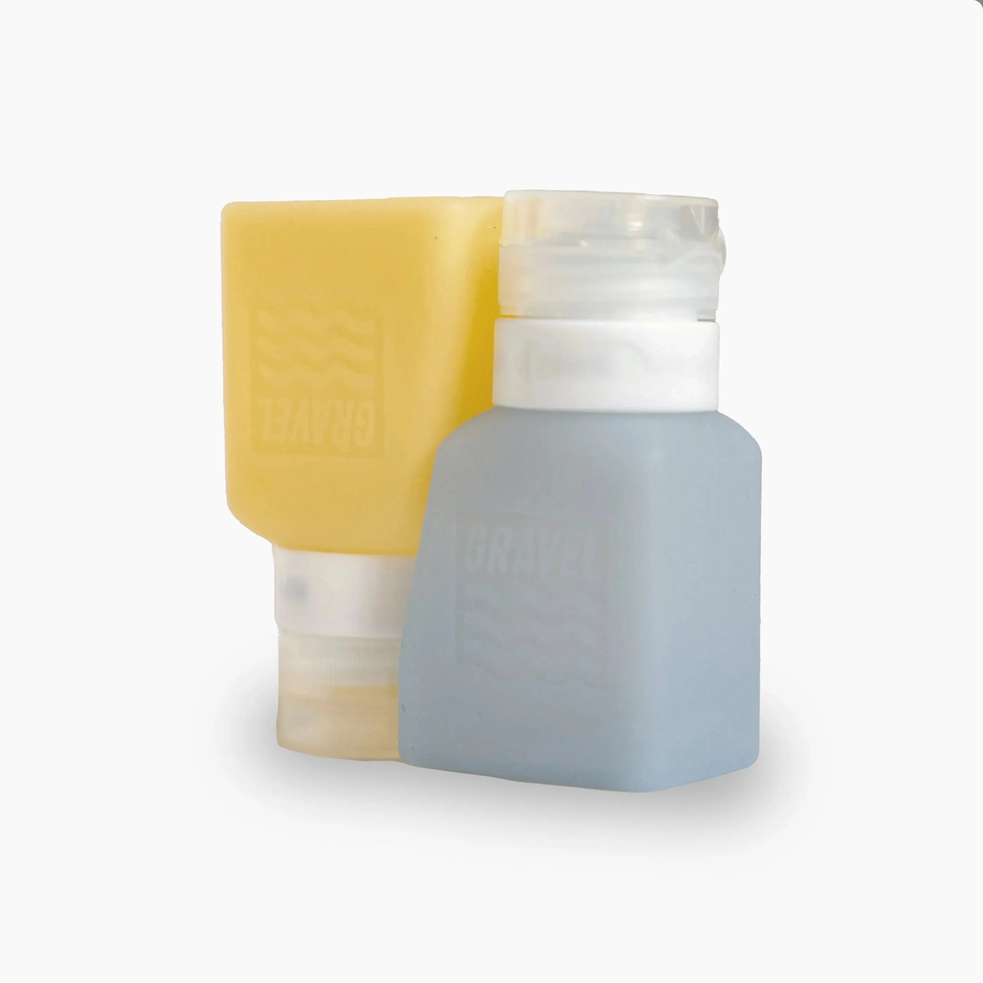 Travel Bottles For Liquids 3oz (89 ml) (Two Pack) | Honey & Glacier - Jetset Essentials